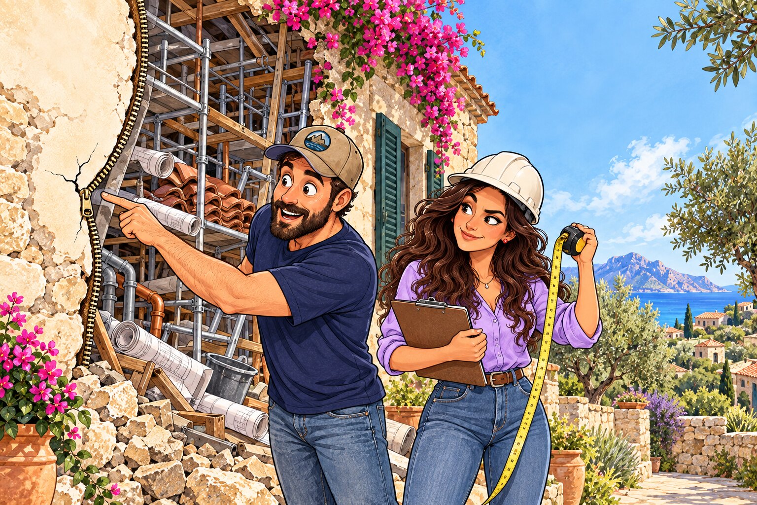 Jesse discovers a larger renovation while Barbara measures the project